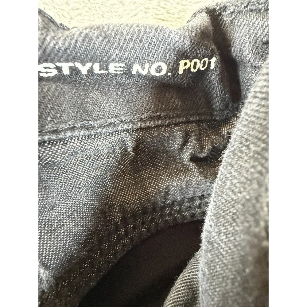 Purple Brand P001 Black Wash Slim Fit Jeans Low Rise Men's Size 33 Fits (32x33)